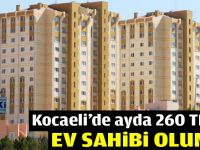 Kocaeli'de ayda 260 TL’ye ev sahibi olun