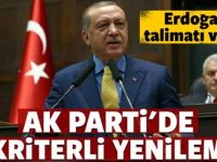 AK Parti'de 3 kriterli yenileme!