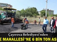 Akse Mahallesi'ne 6 bin ton asfalt çalışması