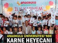 Anaokulu Üniversitesi’nde karne heyecanı