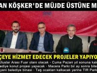 Köşker’den sahurda müjde üstüne müjde