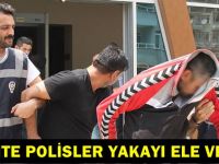 Sahte polisler yakayı ele verdiİ