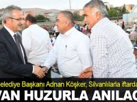 Köşker, Silvanlılarla iftarda buluştu