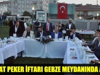 Sedat Peker iftarı Gebze Meydanında açtı