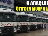 O araçlar ÖTV'den muaf olacak