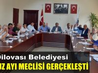 Dilovası Belediyesi Temmuz ayı meclisi gerçekleşti