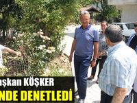 Mahalleliden Köşker’e üst yapı teşekkürü