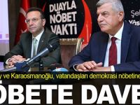 Demokrasi nöbetine davet etti