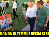 Darıca'da 15 Temmuz resim sergisi açıldı