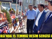 Dilovası'nda 15 Temmuz resim sergisi açıldı