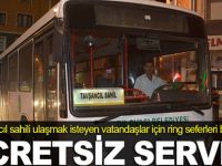 Dilovası Belediyesi'nden sahile ücretsiz servis