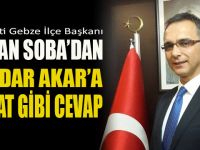 Hasan Soba'dan Akar'a sert yanıt