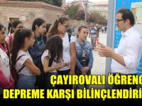 Çayırovalı öğrenciler depreme karşı bilinçlendiriliyor