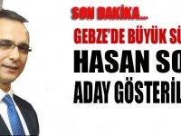 Hasan Soba aday gösterilmedi!