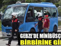 Gebze'de minibüsçüler birbirine girdi!