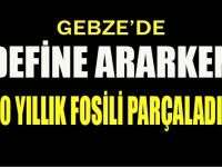 Bin yıllık fosili parçaladılar!