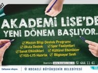 Akademi Lise’ye başvurular devam ediyor.