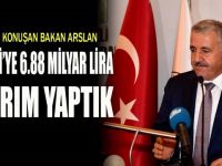 Arslan: Kocaeli'ye 6.88 milyar lira yatırım yaptık