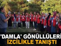 Damla gönüllüleri izcilikle tanıştı