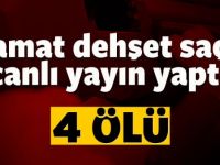 Canlı yayında damat dehşeti: 4 ölü