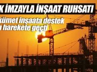 Tek imzayla inşaat ruhsatı