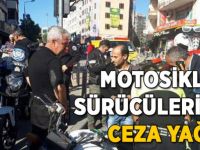 Gebze'de motosiklet sürücülerine ceza yağdı!