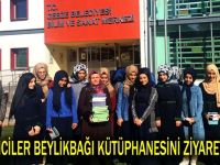 Öğrenciler Beylikbağı Kütüphanesi’ni ziyaret etti