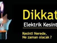 8 İlçede elektrikler kesilecek!