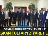 Ak Parti yeni ilçe yönetimi Başkan Toltar'ı ziyaret etti