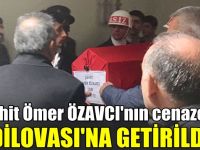 Şehidin cenazesi Dilovası'na getirildi