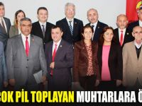 En çok pil toplayan muhtarlara ödül!