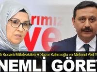 Katırcıoğlu ve Yılmaz'a önemli görev