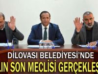 Dilovası Belediyesi Aralık ayı meclisi gerçekleşti