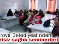 Çayırova Belediyesi’nin ücretsiz sağlık seminerleri