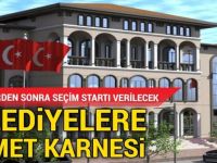 Belediyelere hizmet karnesi