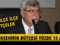 İŞTE BELEDİYELERİN BÜTÇELERİ