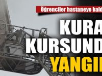 Kur’an kursunda yangında 8 yaralı