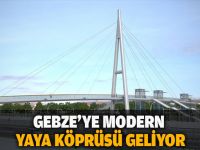 Gebze'ye modern yaya geçidi