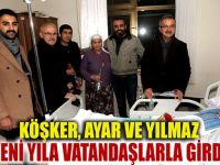 Başkan Köşker'den yılbaşı ziyaretleri