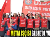 Metal işçileri Gebze'de yürüdü!