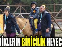 Miniklerin binicilik heyecanı