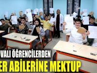 Öğrencilerden asker abilerine moral