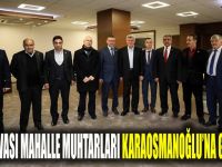 Dilovalı muhtarlardan Karaosmanoğlu'na ziyaret