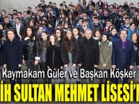 Güler ve Köşker öğrencilerle bir araya geldi