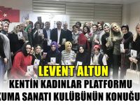 Levent Altun gazeteciliği ve yazarlığı anlattı