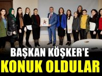 Başkan Köşker’e konuk oldular