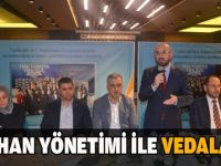 AK Parti veda yemeğinde buluştu