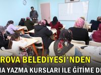 Çayırova Belediyesi'nden okuma yazmakursalrıyla eğitime destek