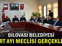 Dilovası Mart Ayı Meclisi Gerçekleşti