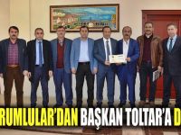 Erzurumlular Derneğinden, Başkan Toltar’a ziyaret